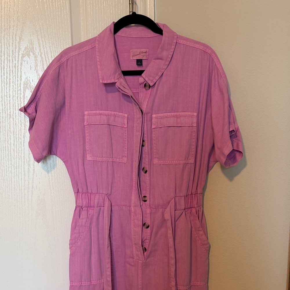 Universal Thread Pink Button-Down Collared Shirt - image 1